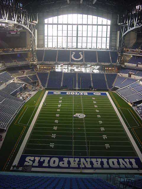 Colts field from North Party deck