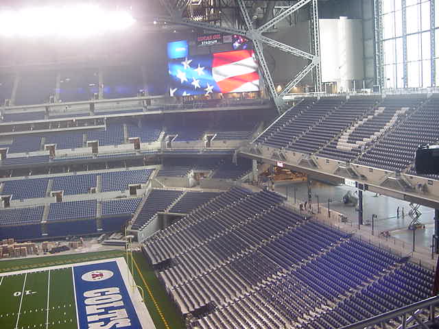Colts field and corner scoreboard